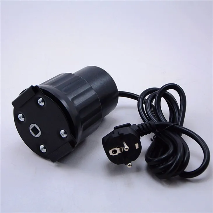 Moteur de rôtisserie BBQ AC noir