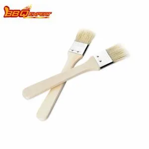 Brosse à huile pour épices BBQ, partie en poils de porc, pour barbecue